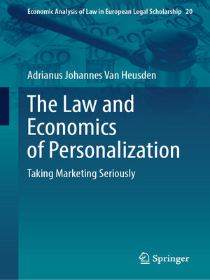 cover image of The Law and Economics of Personalization